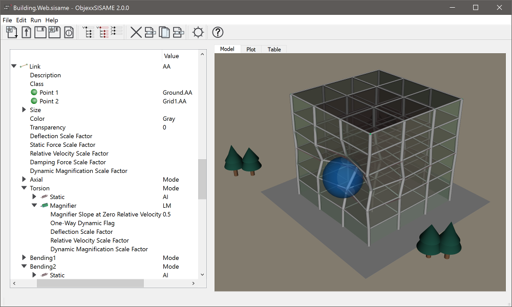 ObjexxSISAME Building Impact Model